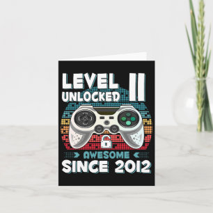 Carte 11ans Anniversaire Fils Garçon Amusant Joueur 11e 