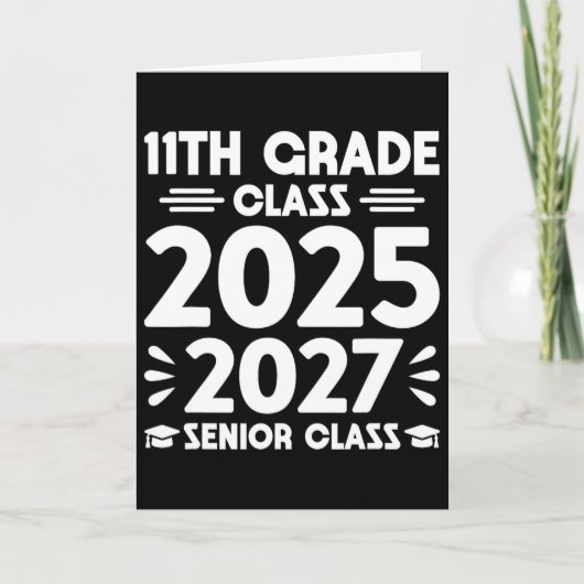 Carte 11e année Cl de 2025 Future Senior Cl de 2027 (Devant)
