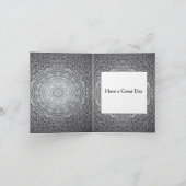 Carte 11e anniversaire Acier modifiable (Intérieur)