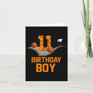 Carte 11e Anniversaire Basketball Jersey 11 ans Boy Bo