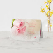 Carte 11e anniversaire de Mariage pour femme avec roses (Fleur jaune)