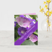 Carte 11e anniversaire du Mariage, (Fleur jaune)