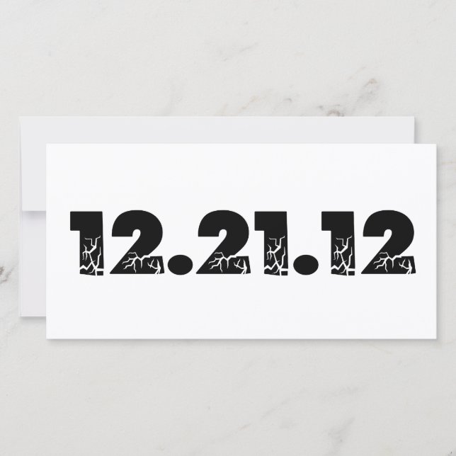 Carte 12.21.12 2012 21 décembre 2012 (Devant)
