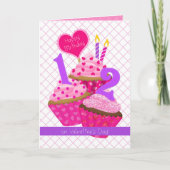 Carte 12 ans le jour de la Saint-Valentin| Anniversaire (Devant)