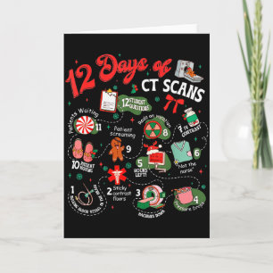 Carte 12 Jours De Noël Scans Ct Technicien Ct Scanograph