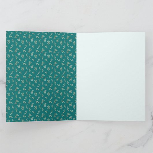 Carte 12 Jours de Noël Vacances Classique (Intérieur)