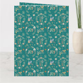 Carte 12 Jours de Noël Vacances Classique (Dos)