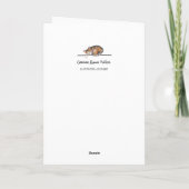 Carte 12 jours mignons de Noël neuf dames dansent (Dos)