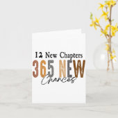 Carte 12 New Chapters 365 New Chances Family  (Fleur jaune)
