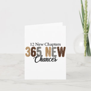 Carte 12 nouveaux chapitres 365 nouvelles chances 
