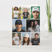 Carte 12 Photo Collage Personalized Custom (Devant)