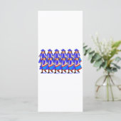 Carte 12 tambours à tambour (Debout devant)