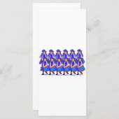 Carte 12 tambours à tambour (Devant / Derrière)