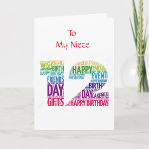 Carte **12e ANNIVERSAIRE DE MA JOLIE NUIT**