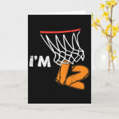 Carte 12th Birthday Sketll Im 12 Twelve Year Old Bday Bo (Fleur jaune)