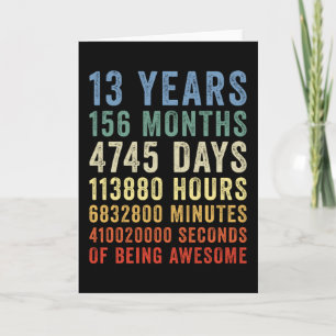 Carte 13 Ans d'être Génial C'est Ton Anniversaire