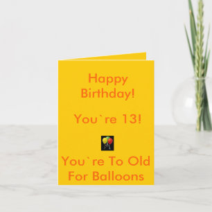 Carte 13 B-Day