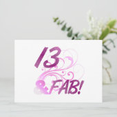 Carte 13 Et Fabuleux anniversaire (Debout devant)