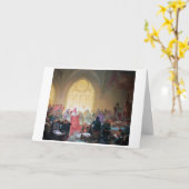 Carte #13 Le roi Hussite Jiri de Podebrady, Mucha (Fleur jaune)