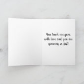 Carte ****13e ANNIVERSAIRE**** À NOTRE "JOLIE JEUNE DAME (Intérieur)