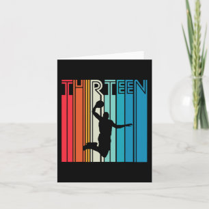 Carte 13e Anniversaire Basketball Lover Don 13 Ans R