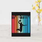 Carte 13e anniversaire Bysketbyll Lover Don 13 ans R (Fleur jaune)