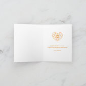Carte 13e anniversaire de mariage citrine orange personn (Intérieur)