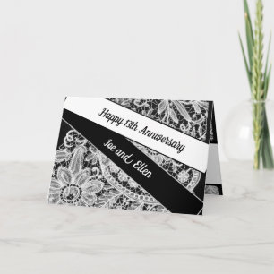 Carte 13e anniversaire du Mariage,