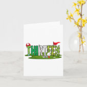 Carte 13e Anniversaire Golf Thème 13 ans Enfants Sport P (Fleur jaune)