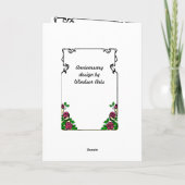 carte 13e anniversaire - nénuphars (Dos)