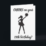 Carte **13th BIRTHDAY** CHEERS to YOU!!!!<br><div class="desc">I STILL REMEMBER "MY" ***13th  BIRTHDAY*** AND IT SEEMS LIKE IT WAS JUST YESTERDAY  (HA HA HA) SO DON'T FORGET TO LET A FRIEND OR FAMILY MEMBER KNOW THAT "YOU" REMEMBER "THEIR ***13th BIRTHDAY**** WITH A COOL and THOUGHTFUL CARD!</div>