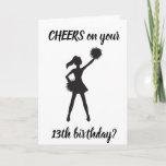 Carte **13th BIRTHDAY** CHEERS to YOU!!!!<br><div class="desc">I STILL REMEMBER "MY" ***13th  BIRTHDAY*** AND IT SEEMS LIKE IT WAS JUST YESTERDAY  (HA HA HA) SO DON'T FORGET TO LET A FRIEND OR FAMILY MEMBER KNOW THAT "YOU" REMEMBER "THEIR ***13th BIRTHDAY**** WITH A COOL and THOUGHTFUL CARD!</div>