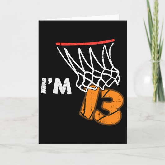 Carte 13th Birthday Sketll Im 13 Thirteen Year Old Bday  (Devant)