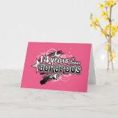 Carte 14 Ans D'Être Magnifique (14e Anniversaire) (Fleur jaune)