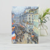 Carte 14 juillet, rue Daunou par Childe Hassam (Debout devant)