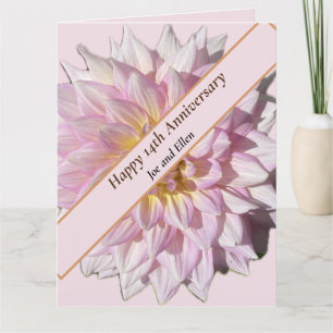 Carte 14e anniversaire du Mariage,