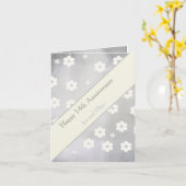 Carte 14e anniversaire du Mariage, anniversaire de l'ivo (Fleur jaune)