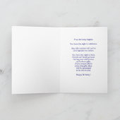 Carte 14e anniversaire Thème d'application de la loi ave (Intérieur)