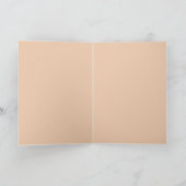 Carte 14th Anniversary Blank Folded Greeting Card (Intérieur)