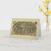 Carte 1565 du monde de Ferando Berteli (Fernando (Fleur jaune)