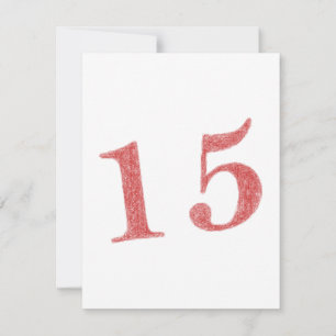 Carte 15 ans