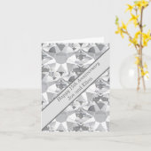 Carte 15e anniversaire du Mariage, Cristal (Fleur jaune)