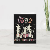 Carte 1692 Ils Ont Manqué Un Salem Vous Avez Manqué Un H (Devant)