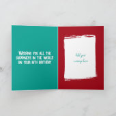 Carte 16 aujourd'hui ajouter photo pour lui rouge vert a (Intérieur)