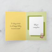 Carte 16 aujourd'hui paresseux ajouter nom gris rose ann (Intérieur)