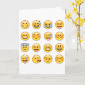 Carte 16 Emoji (Fleur jaune)