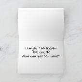 CARTE "16" FILLE-COMMENT "CELA" EST-IL ARRIVÉ (Intérieur)