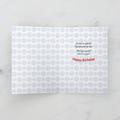 Carte 16e anniversaire ajouter cercles de nom motif (Intérieur)