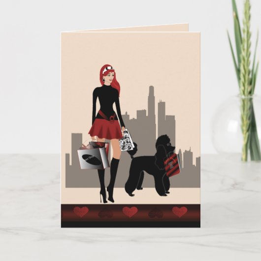 Carte 16e Birthday Girl shop for the great celebration (Devant)