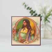 Carte 16e siècle fumée cigare boîte à cigares étiquette (Debout devant)